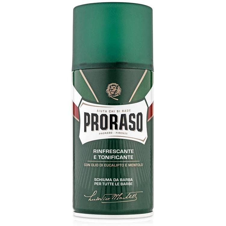 PRORASO EUCALYPTUS & MENTHOL Refresh Shaving Foam 300ML-The Pomade Shop