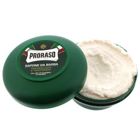PRORASO REFRESH SHAVING SOAP GREEN 150ml-The Pomade Shop