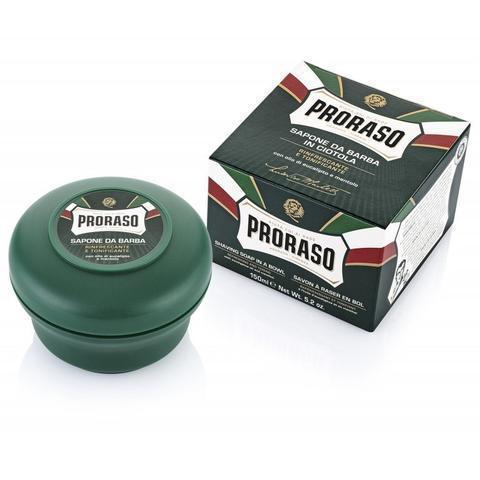 PRORASO REFRESH SHAVING SOAP GREEN 150ml-The Pomade Shop