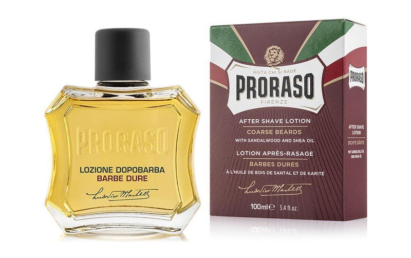 Proraso Sandalwood & Shea Oil Nourish Aftershave Lotion 100ml-The Pomade Shop