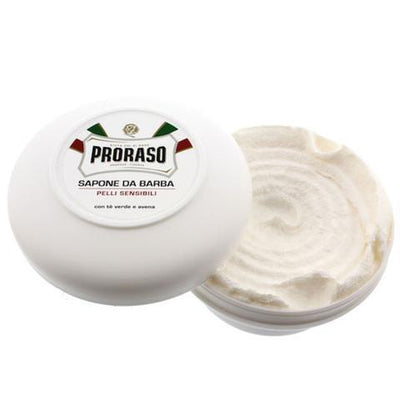 PRORASO - SENSITIVE SHAVING SOAP WHITE 150ml-The Pomade Shop