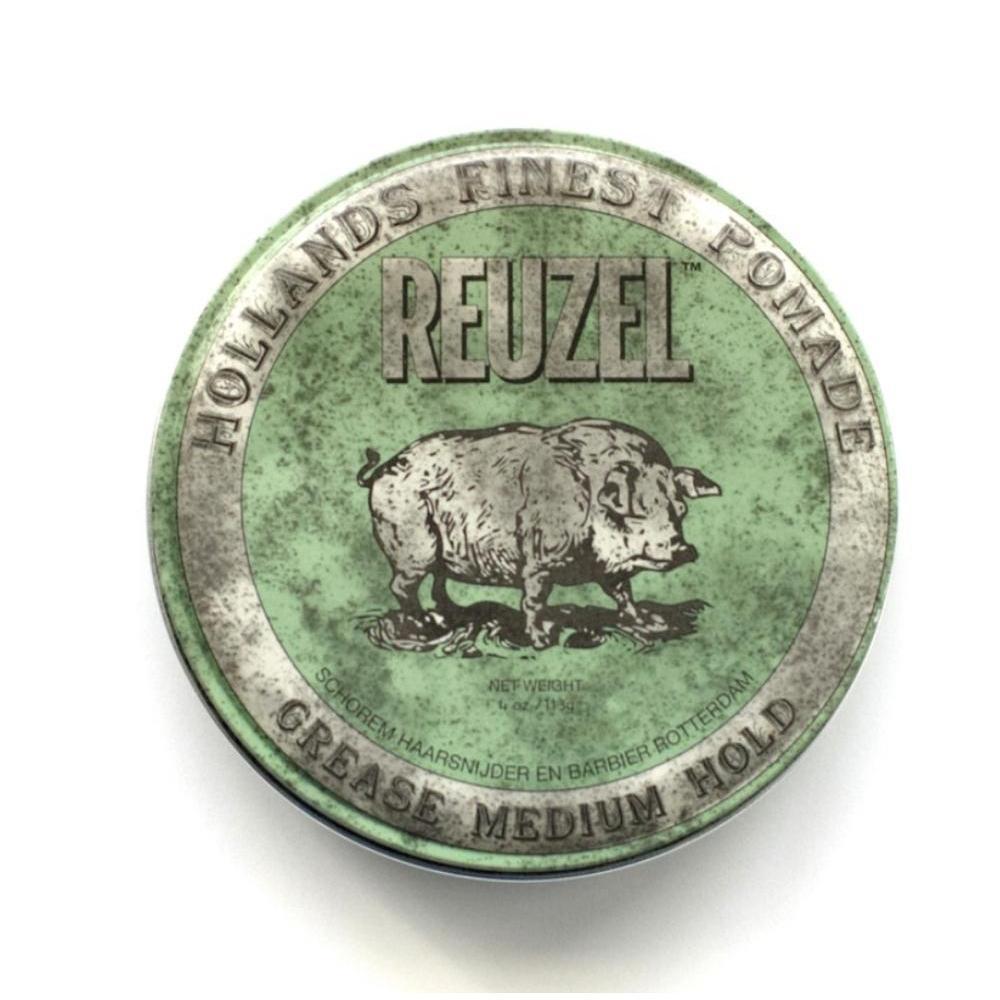 Reuzel Green Medium Hold Oil Based Pomade 95g-The Pomade Shop