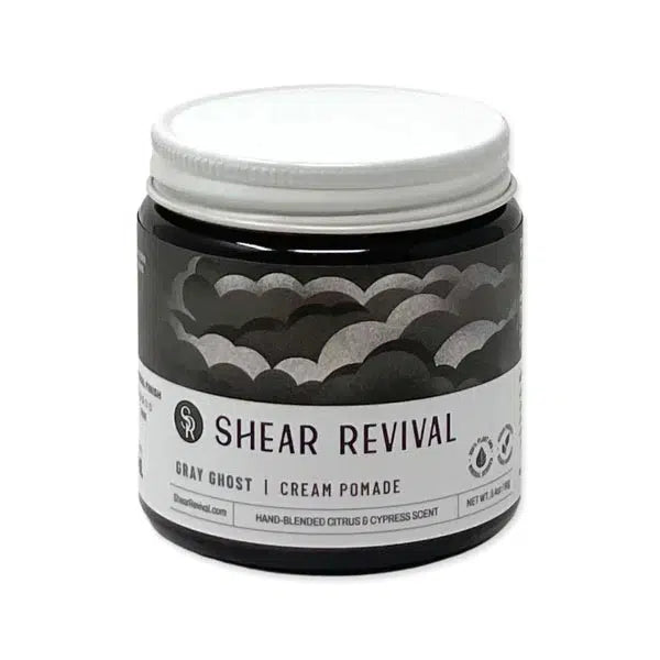 Shear Revival GRAY GHOST STRONG HOLD CREAM POMADE-The Pomade Shop