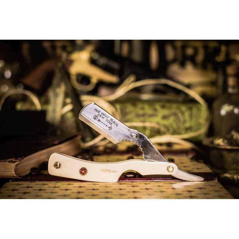 The Holy Black Straight Razor-The Pomade Shop